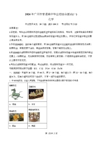 广东省广州市2026届高三下学期综合测试（一）化学试卷（Word版附解析）
