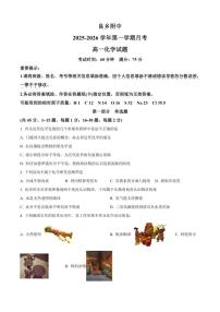 北京师范大学良乡附属中学2025-2026学年高一上学期10月月考化学试题（含答案）