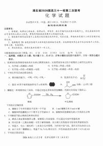 湖北省2026届高三下学期十一校高考模拟第二次联考化学试卷（含答案）