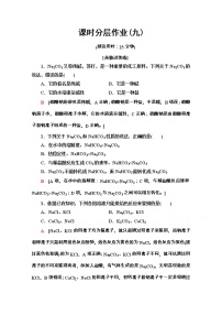 化学第一节 钠及其化合物随堂练习题