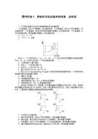 化学选择性必修1第一节 化学反应速率第2课时同步测试题