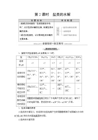 选择性必修1第2节 弱电解质的电离 盐类的水解第2课时导学案