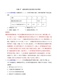 高考化学（2011~2020）真题专项练习   专题19  位构性之元素性质相关推断（教师版）