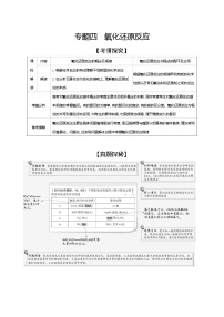 2021高考化学专题讲解  专题四　氧化还原反应（试题部分）