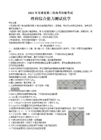 甘肃省2021届高三下学期4月第二次诊断考试理综化学（含答案）