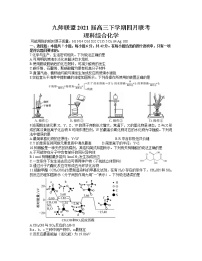 河南省九师联盟2021届高三下学期四月联考理科综合化学试题+答案