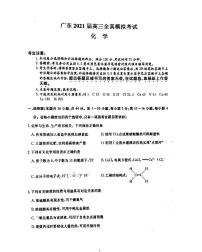 广东省2021届高三全真模拟考试化学试题（含答案）