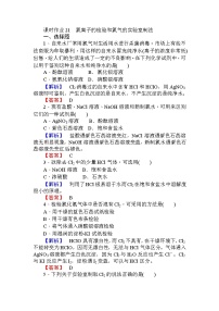 高中化学第四章 非金属及其化合物第二节 富集在海水中的元素--氯巩固练习