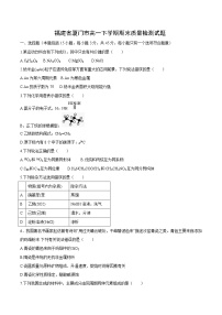 福建省厦门市高一下学期期末质量检测试题（化学试题）