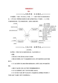 江苏专用高考历史一轮复习专题一专题高效复习学案含解析人民版