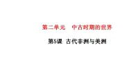 历史(必修)中外历史纲要(下)第5课古代非洲与美洲课文内容课件ppt