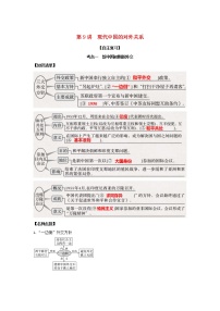 2022高考历史一轮复习思维导图政治史专题三现代中国的政治建设祖国统一与对外关系9现代中国的对外关系学案人民版