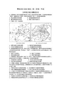 四川省攀枝花市2021届高三第二次统一考试文科综合历史试题含答案