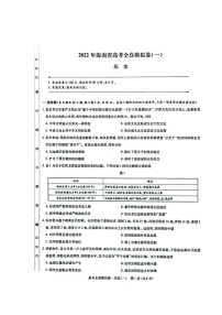 2022海南高三下学期高考全真模拟卷（一）历史试题 (含答案)