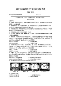 2022届湖北省武汉市高中毕业生四月调研考试 历史试题及答案