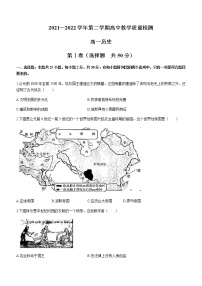 河南省豫东名校2021-2022学年高一下学期期末考试历史试题