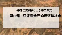 高中历史人教统编版(必修)中外历史纲要(上)第三单元 辽宋夏金多民族政权的并立与元朝的统一第11课 辽宋夏金元的经济与社会示范课ppt课件