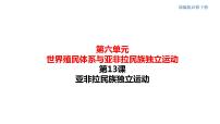2020-2021学年第13课 亚非拉民族独立运动说课ppt课件