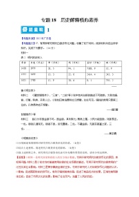 【高考真题解密】高考历史真题题源——专题18《历史解释核心素养》母题解密（全国通用）