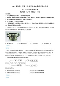 2023宁波金兰教育合作组织高二上学期期中联考历史试题含解析