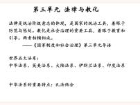 人教统编版选择性必修1 国家制度与社会治理第三单元 法律与教化第8课 中国古代的法治与教化优质ppt课件