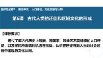 高中历史人教统编版选择性必修3 文化交流与传播第6课 古代人类的迁徙和区域文化的形成图文课件ppt