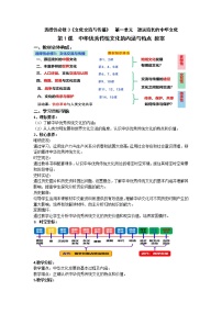 高中历史人教统编版选择性必修3 文化交流与传播第1课 中华优秀传统文化的内涵与特点教学设计
