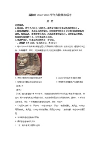 湖南省益阳市六校2023届高三历史上学期期末联考试卷（Word版附解析）