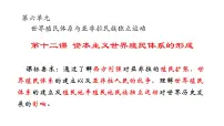 高中历史人教统编版(必修)中外历史纲要(下)第12课 资本主义世界殖民体系的形成集体备课ppt课件
