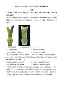 2023郴州高三下学期三模历史试题含解析