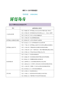 解密08 新中国的建设（复习讲义）-高考历史二轮复习讲义+分层训练（统编版通用）