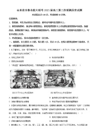 2023届山东省名校联盟（齐鲁名校大联考）高三第三次联测历史试题