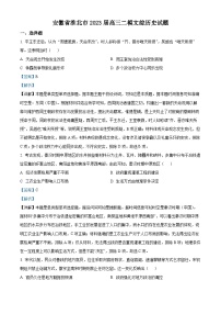 安徽省淮北市2022-2023学年高三历史下学期二模试题（Word版附解析）