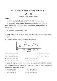 2023年高考历史冲刺最后压轴卷02（北京卷）（考试版）