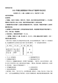 2023年新高考湖北省历史高考真题及答案解析