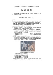 四川省遂宁市2022-2023学年高一下学期期末教学水平监测历史试题