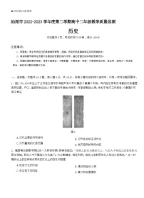 广东省汕尾市2022-2023学年高二下学期期末教学质量监测历史试题