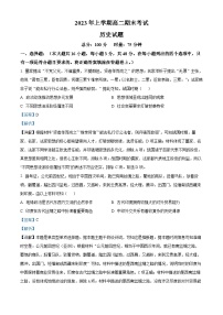 湖南省长沙市宁乡市2022-2023学年高二历史下学期期末试题(Word版附解析)