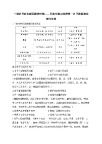 三国两晋南北朝至隋唐时期——民族交融与隋唐统一多民族封建国家的发展+综合检测--2024届高三统编版历史一轮复习