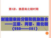 【名师经典课件】专题三  魏晋南北朝时期-2020年高考历史二轮通史复习备课