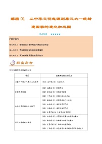 解密01 从中华文明起源到秦汉大一统封建国家的建立和巩固（讲义）-【高频考点解密】2022年高考历史二轮复习讲义+分层训练（全国通用）