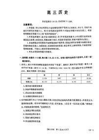 2023-2024广东高三8月（金太阳）大联考历史试题及答案