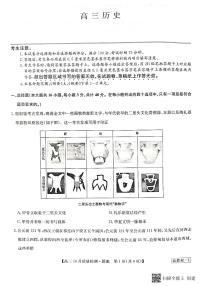 河南省九师联盟2024届高三上学期10月质量检测历史试题