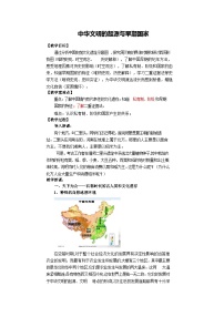 人教统编版(必修)中外历史纲要(上)第1课 中华文明的起源与早期国家教学设计