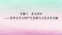 新教材专题版2024高考历史二轮专题复习第三编世界史步骤一专题八多元共生__世界古代文明产生发展与文化并存交融课件