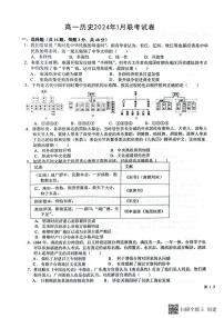 2024保定部分学校高一上学期1月联考试题历史PDF版含解析