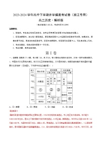 【开学摸底考】高三历史（浙江专用）-2023-2024学年高中下学期开学摸底考试卷.zip