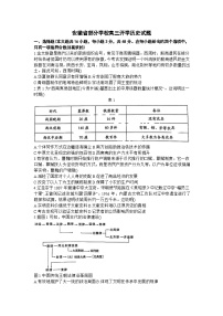 安徽省A10联盟2023-2024学年高三下学期开学考试题历史试卷（Word版附解析）