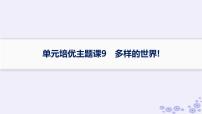 备战2025届高考历史一轮总复习第9单元古代文明的产生与发展及中古时期的世界单元培优主题课9多样的世界!课件