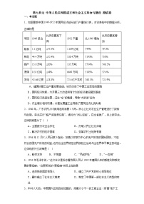 第九单元 中华人民共和国成立和社会主义革命与建设 测试卷（含解析）2024届统编版（2019）中外历史纲要上高中历史二轮复习）